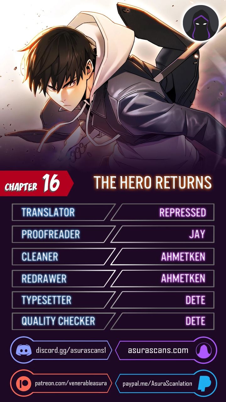 مسلسل The Hero Returns - 16 - Read Manhwa، Manhua، Manhwa 18، Manhua 18،  Manhwa Raw، Manhwa hentai، hentai webtoon، hentai manga